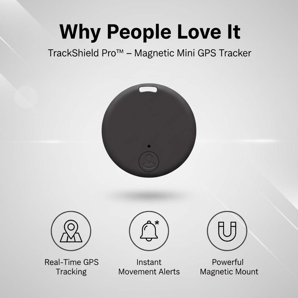 TrackShield Pro™ – Magnetic Mini GPS Tracker (1+1 FREE) – Lumelo